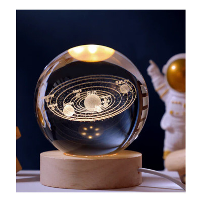 Luminous Crystal Ball Solar System, Creative Lighting 