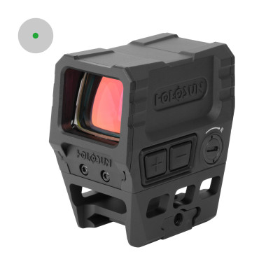 Holosun AEMS-CORE-GR closed reflex sight with green dot + 2MOA dot, Picatinny/Weaver mount