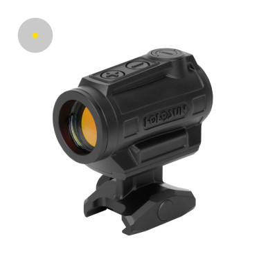 Holosun ELITE ARO-GD2 Microdot Gold Dot Sight with 2MOA Dot Reticle, new Rheostat Adjustment Wheel for Brightness Settings, black, Picatinny Rail
