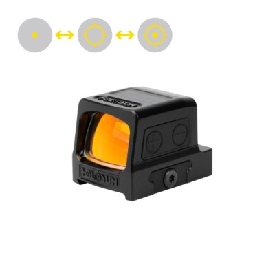 Holosun HE509T-GD-X2 closed reflex sight gold dot sight + interchangeable 2MOA dot, 32MOA circle reticle, titanium, black, Picatinny rail Holosun HE509T-GD-X2 closed reflex sight gold dot sight + interchangeable 2MOA dot, 32MOA circle reticle, titanium, black, Picatinny rail