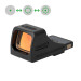 Holosun SCS-VP9-GR open reflex green dot sight switchable 2MOA dot, 32MOA circle dot reticle solar cell