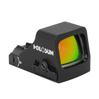 Holosun HS407K-X2 otvoreni refleksni ciljnik s crvenom toćkom 6MOA, končanik, crni, za lov i sport