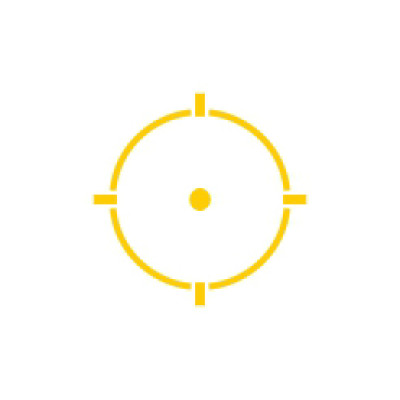 Holosun AEMS Macro Gold – Zatvoreni nišan AEMS-MACRO-GD pune veličine sa zlatnom točkom