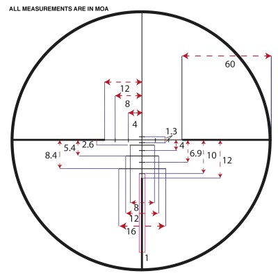 Rifle scope KONUSPRO-275 3-10X44, ballistic reticle Rifle scope KONUSPRO-275 3-10X44, ballistic reticle