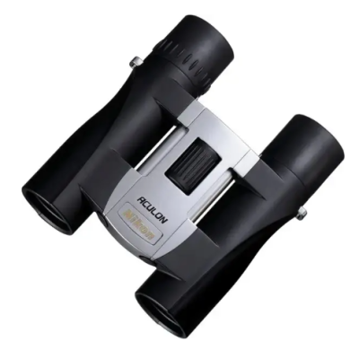 Nikon Aculon A30 10x25 Silver: ECO-Glass Roof Prism Handheld Binoculars Anti-Fog BAK4 Roof