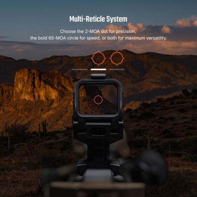 Olight Osight R Enclosed Red Dot Sight — Micro T1/T2, Multi-Reticle System