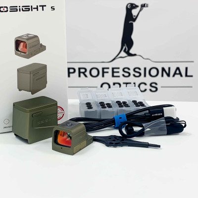 OLIGHT Osight S Red 2 MOA – Reflex Sight (Green Housing)