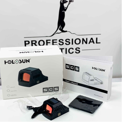 Holosun SCS-320-GR Solarni Zeleni Točkasti Nišan 2 MOA točka, 32 MOA krug