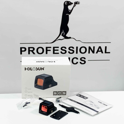 Holosun SCS-CARRY-GR Solar Closed Green Dot 2 MOA dot, 32 MOA circle K direct + RMSc adapter