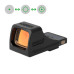 Holosun SCS-VP9-GR open reflex green dot sight switchable 2MOA dot, 32MOA circle dot reticle solar cell