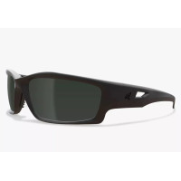 Blade Runner | Edge Safety Eyewear, Sunglasses Model - Matte Black Frame G-15 Vapor Shield Lens