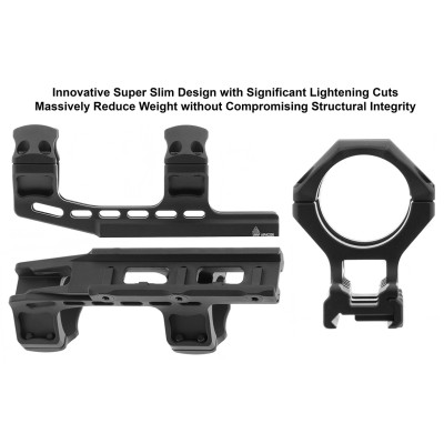 Leapers Accu-Sync® 34 mm Picatinny Cantilever Mount (50 mm Offset, High Profile) | UTG®