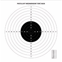 Official Pistol Target 50/20m (Precision) – 10 Pack Official Pistol Target 50/20m (Precision) – 10 Pack
