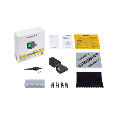 Olight Osight C Green – Punivi Red Dot za Pištolje (3 MOA Točka / 32 MOA Krug)