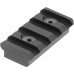 Leapers UTG PRO® KeyMod segment šine – 4 utora, crni